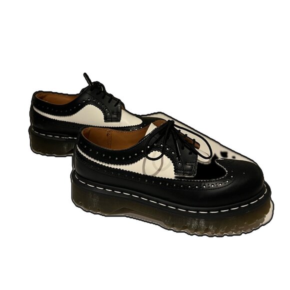 Dr. Martens 3989 Bex Smooth Leather Brogue Shoes - Size 7 - Picture 4 of 7